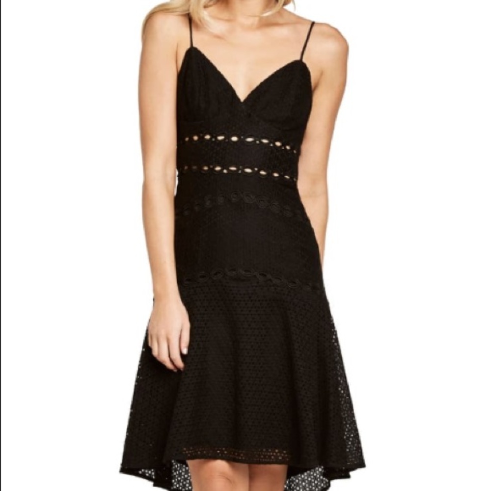 Bardot Ariana Fit & Flare Dress - Black